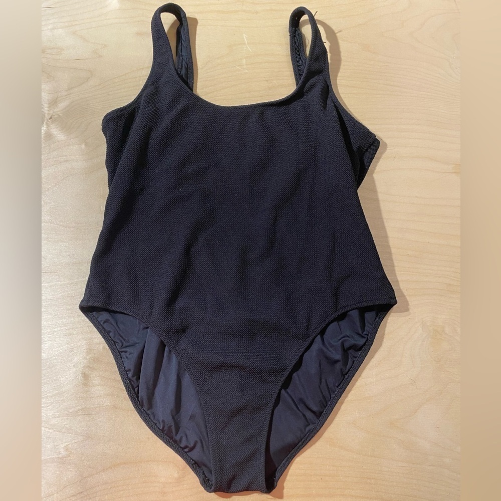 Love & Sports Black One Piece Swimsuit XXL (20) (EQ)